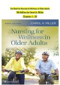 Test Bank for Nursing for Wellness in Older Adults 9th Edition by Carol A&period; Miller