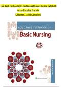 Test Bank for Rosdahl's Textbook of Basic Nursing 12th Edition by Caroline Rosdahl