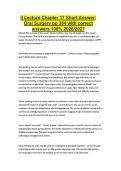 II Lecture Chapter 17 Short Answer&colon; Oral Surgery pp 384 with correct answers 100&percnt; 2026&sol;2027