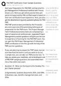 PMI PMP Certification &sol; Exam Sample Questions &sol; New Version 2025 &sol; Score 100&percnt;