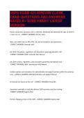 USPS EXAM 421 WINDOW CLERK EXAM QUESTIONS AND ANSWERS RATED A&plus; SURE PASS&excl;&excl;&excl; LATEST VERSION