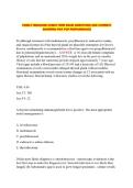 FAMILY MEDICINE COMAT NEW EXAM QUESTIONS AND CORRECT ANSWERS FOR TOP PERFORMANCE