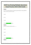 NATE Gas Heating Multiple Questions Exam Practice 2025-2026 Guide