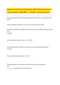 Caduceus Final Exam Questions with Correct Answers &vert; Latest Update 2026&sol;2027 &vert; Verified &vert; Guaranteed A&plus;&period;