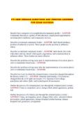 PTI NEW VERSION QUESTIONS AND VERIFIED ANSWERS FOR EXAM SUCCESS