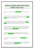 NATE GAS HEAT PRACTICE EXAM GUIDE 2025-2026