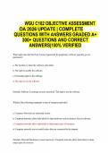 WGU C182 Introduction to IT OA &vert; Objective Assessment 2026 Update &vert; 300&plus; Verified Questions & Answers &vert; Complete Study Guide Graded A&plus;