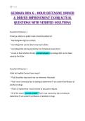 Georgia DDA 6-Hour Defensive Driver & Driver Improvement&vert; Comprehensive Q&A For Certification Success 2026
