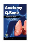 Anatomy Q-Bank Volume Two&colon; Thorax 