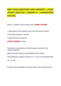 MRO EXAM QUESTIONS AND ANSWERS &vert; LATEST UPDATE 2026&sol;2027 &vert; GRADED A&plus; &vert; GUARANTEED SUCCESS&period;
