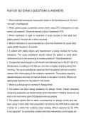 NUR 651 BU EXAM 3 QUESTIONS & ANSWERS