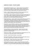 NURS 651 EXAM 1 STUDY GUIDE