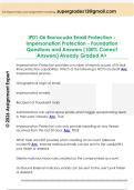 IP01-06 Barracuda Email Protection -  Impersonation Protection - Foundation  Questions and Answers &lpar;100&percnt; Correct  Answers&rpar; Already Graded A&plus;