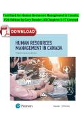 Human Resources Management in Canada &lpar;15th Canadian Edition&rpar; by Gary Dessler &ndash; Complete Test Bank &lpar;Chapters 1&ndash;17&rpar;