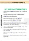 MCCN 205 Exam 1 Questions and Answers  &lpar;100&percnt; Correct Answers&rpar; Already Graded A&plus;