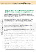 MCLETC Quiz 7 23-20 Questions and Answers  &lpar;100&percnt; Correct Answers&rpar; Already Graded A&plus; 