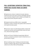 FBLA ADVERTISING DEFINITION TERMS FINAL PAPER 2026 SOLVED ITEMS ACCURATE MARKING