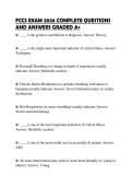 FCCS EXAM 2026 COMPLETE QUESTIONS AND ANSWERS GRADED A&plus;