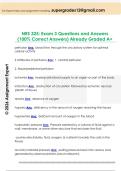 NRS 325&colon; Exam 3 Questions and Answers  &lpar;100&percnt; Correct Answers&rpar; Already Graded A&plus; 