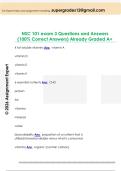 NSC 101 exam 3 Questions and Answers  &lpar;100&percnt; Correct Answers&rpar; Already Graded A&plus;