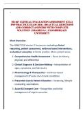 NR 667 CLINICAL EVALUATION ASSESSMENT &lpar;CEA&rpar; FNP PRACTICE EXAM 2026 &vert; 100 ACTUAL QUESTIONS AND CORRECT ANSWERS WITH COMPLETE SOLUTION &vert; GRADED A&plus; &vert; CHAMBERLAIN UNIVERSITY