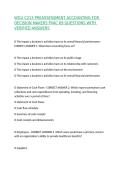 WGU C213 PREASSESSMENT ACCOUNTING FOR DECISION MAKERS PVAC 69 QUESTIONS WITH VERIFIED ANSWERS&comma;100&percnt;CORRECT
