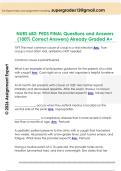 NURS 682&colon; PEDS FINAL Questions and Answers  &lpar;100&percnt; Correct Answers&rpar; Already Graded A&plus;