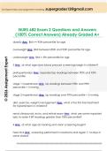 NURS 682 Exam 2 Questions and Answers  &lpar;100&percnt; Correct Answers&rpar; Already Graded A&plus;