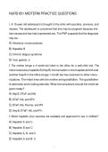 NURS 651 MIDTERM PRACTICE QUESTIONS