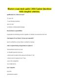 Blasters exam study guide &vert; 2026 Update Questions with complete solutions
