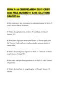 FDNY A-35 CERTIFICATION TEST SCRIPT 2026 FULL QUESTIONS AND SOLUTIONS GRADED A&plus;