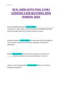 BUAL 2600 GUPTA FINAL EXAM &vert; CERTIFIED EXAM QUESTIONS WITH ANSWERS 2026
