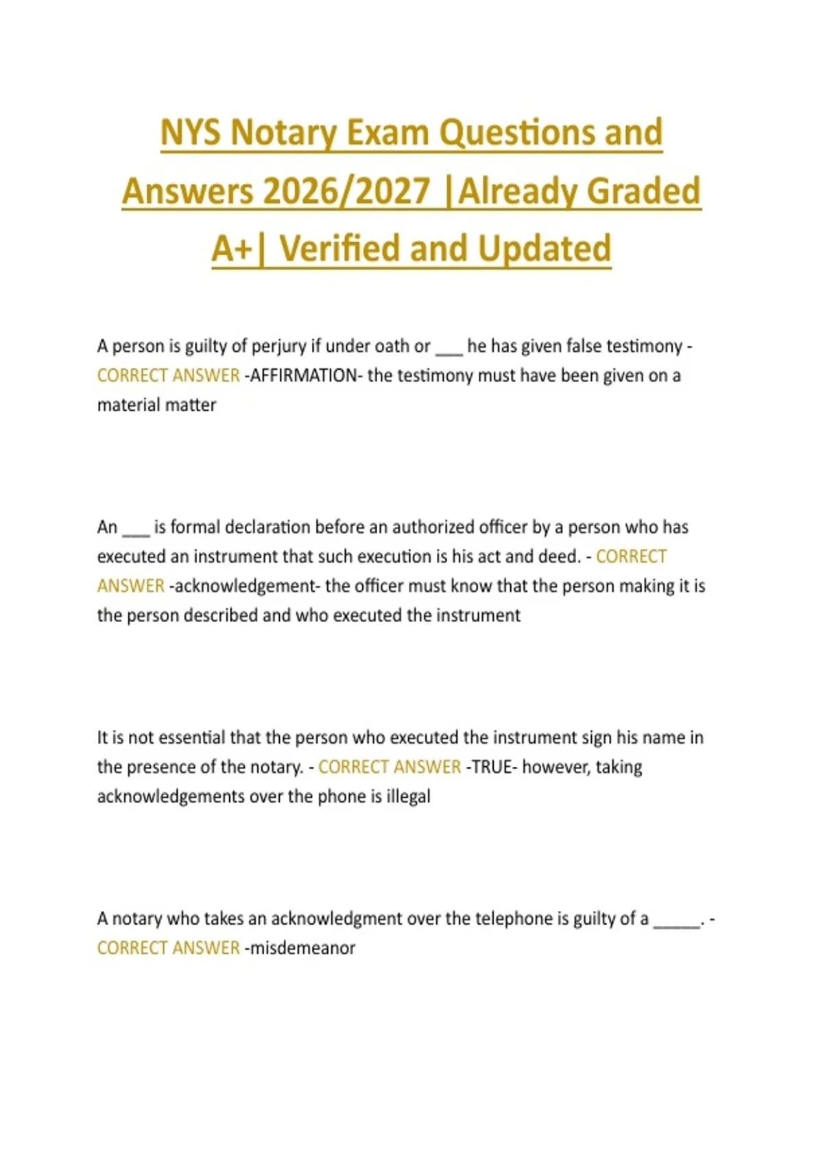 Nys Notary Exam Schedule 2027