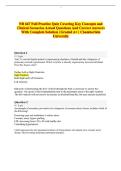 NR 667 Full Practice Quiz Covering Key Concepts and Clinical Scenarios Actual Questions And Correct Answers &plus; Rationale With Complete Solution &vert; Graded A&plus; &vert; Chamberlain University