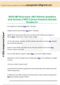 NUTR 280 Final exam JMU Theimer Questions  and Answers &lpar;100&percnt; Correct Answers&rpar; Already  Graded A&plus; 