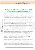 PALS post test Questions and Answers &lpar;100&percnt;  Correct Answers&rpar; Already Graded A&plus; 