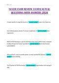 NCCER EXAM REVIEW 33301&vert; ACTUAL QUESTIONS WITH ANSWERS 2026