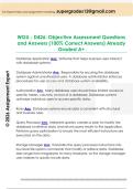 WGU - D426&colon; Objective Assessment Questions  and Answers &lpar;100&percnt; Correct Answers&rpar; Already  Graded A&plus; 