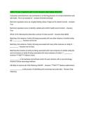 HIMA 410 Quiz 2 Questions with Correct Answers Latest Update 2026&sol;2027