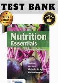 Test Bank for Nutrition Essentials&colon; Practical Applications&comma; 1st Edition &lpar;Insel&comma; Ross&comma; McMahon & Bernstein&rpar; &vert; All Chapters &lpar;1&ndash;17&rpar; &vert; A&plus; 