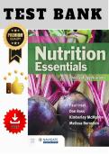 Test Bank for Nutrition Essentials&colon; Practical Applications&comma; 1st Edition &lpar;Insel&comma; Ross&comma; McMahon & Bernstein&rpar; &vert; All Chapters &lpar;1&ndash;17&rpar; &vert; 