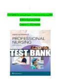 Test Bank for Leddy & Pepper&rsquo;s Professional Nursing 10th Edition by Lucy Hood &ndash; Complete Chapters 1-22 with Answers Newest Edition PDF