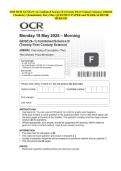 2025 OCR GCSE &lpar;9&ndash;1&rpar; Combined Science B &lpar;Twenty First Century Science&rpar; J260&sol;02 Chemistry &lpar;Foundation Tier&rpar; May QUESTION PAPER and MARK SCHEME MERGED