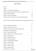 Test Bank &ndash; Psychiatric Mental Health Nursing Mary C&period; Townsend&comma; 9th Edition &lpar;2021&rpar; All Chapters Covered &vert; Exam-Ready &vert; Rated A&plus;