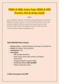 FEMA IS-800c Exam Prep&colon; NIMS & NRF  Practice Test & Study Guide