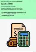 Samenvatting NCOI Budgetbeheer schuldhulpverlening alle 6 lessen met les aantekeningen &plus; oefenvragen &plus; praktijkvoorbeelden &plus; tentamen HACKS - GE&Uuml;PDATET 2025