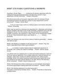 MGMT 3720 EXAM 2 QUESTIONS & ANSWERS