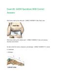 Exam -2- AASM Questions With Correct Answers