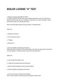 BOILER LICENSE "A" TEST NEWEST 2026&sol;2027 ACTUAL EXAM COMPLETE QUESTIONS AND CORRECT DETAILED ANSWERS &lpar;VERIFIED ANSWERS&rpar; &vert;ALREADY GRADED A&plus;&vert;&vert;BRAND NEW&excl;&excl;