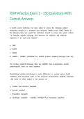RHIT Practice Exam 1 - 150 Questions With Correct Answers 